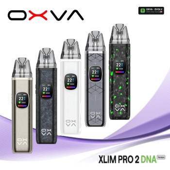 OXVA Xlim Pro 2 DNA Pod Kit – E-Zigarette mit DNA Chip und 1300 mAh Akku in hochwertigem Design